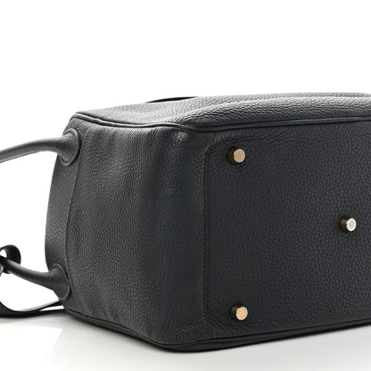 Hermes Taurillon Clemence Lindy 30 Bleu Indigo 10 of 16