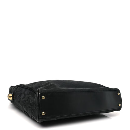 Gucci Monogram Tote Black 3 of 12