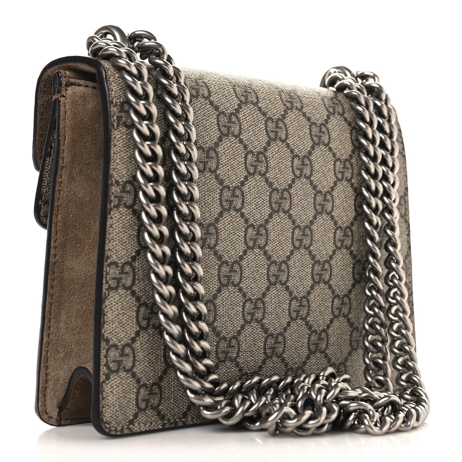 Gucci GG Supreme Monogram Mini Dionysus Shoulder Bag Taupe 3 of 11
