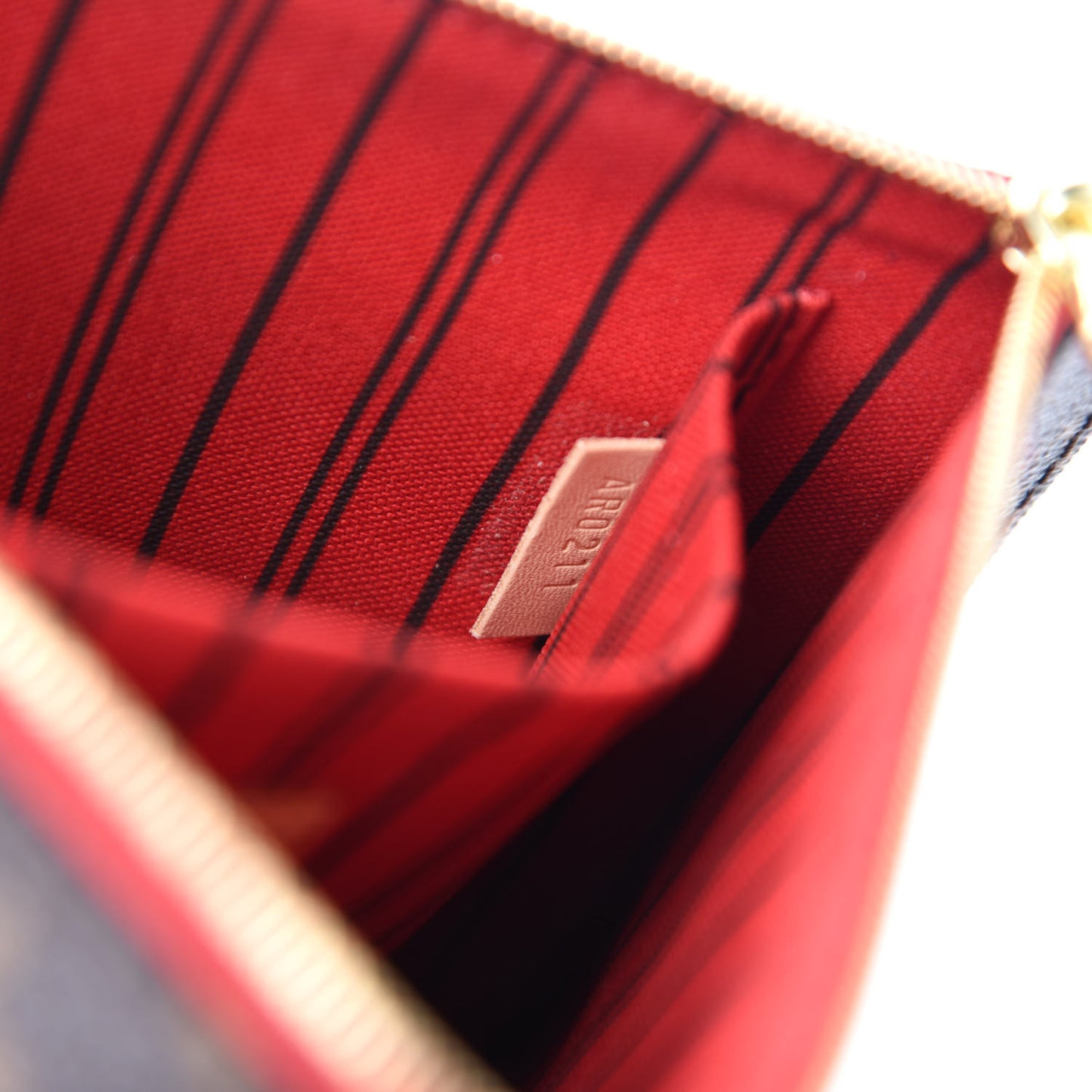 Monogram Neverfull MM GM Pochette Cherry
