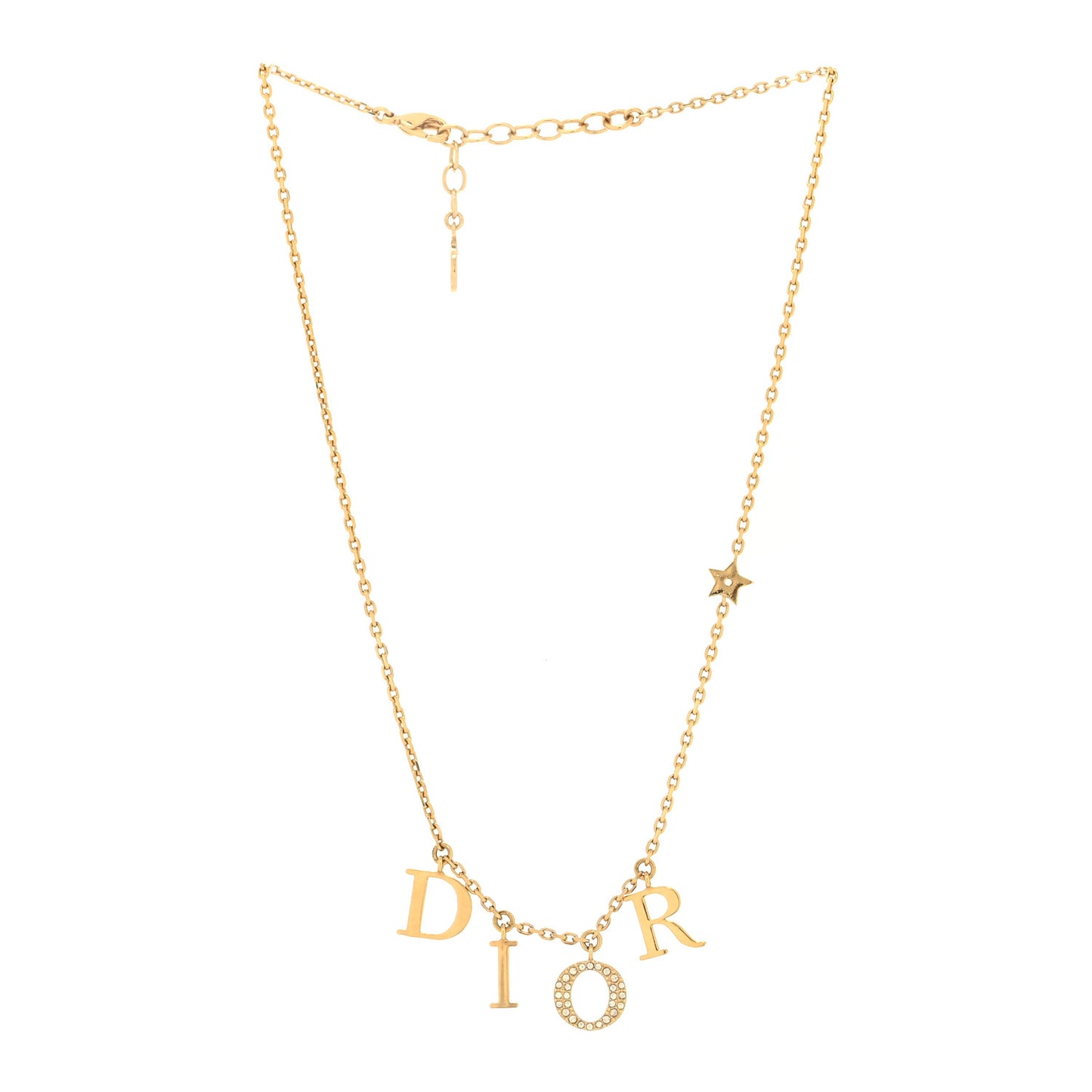 Crystal Dio(r)evolution Necklace Gold