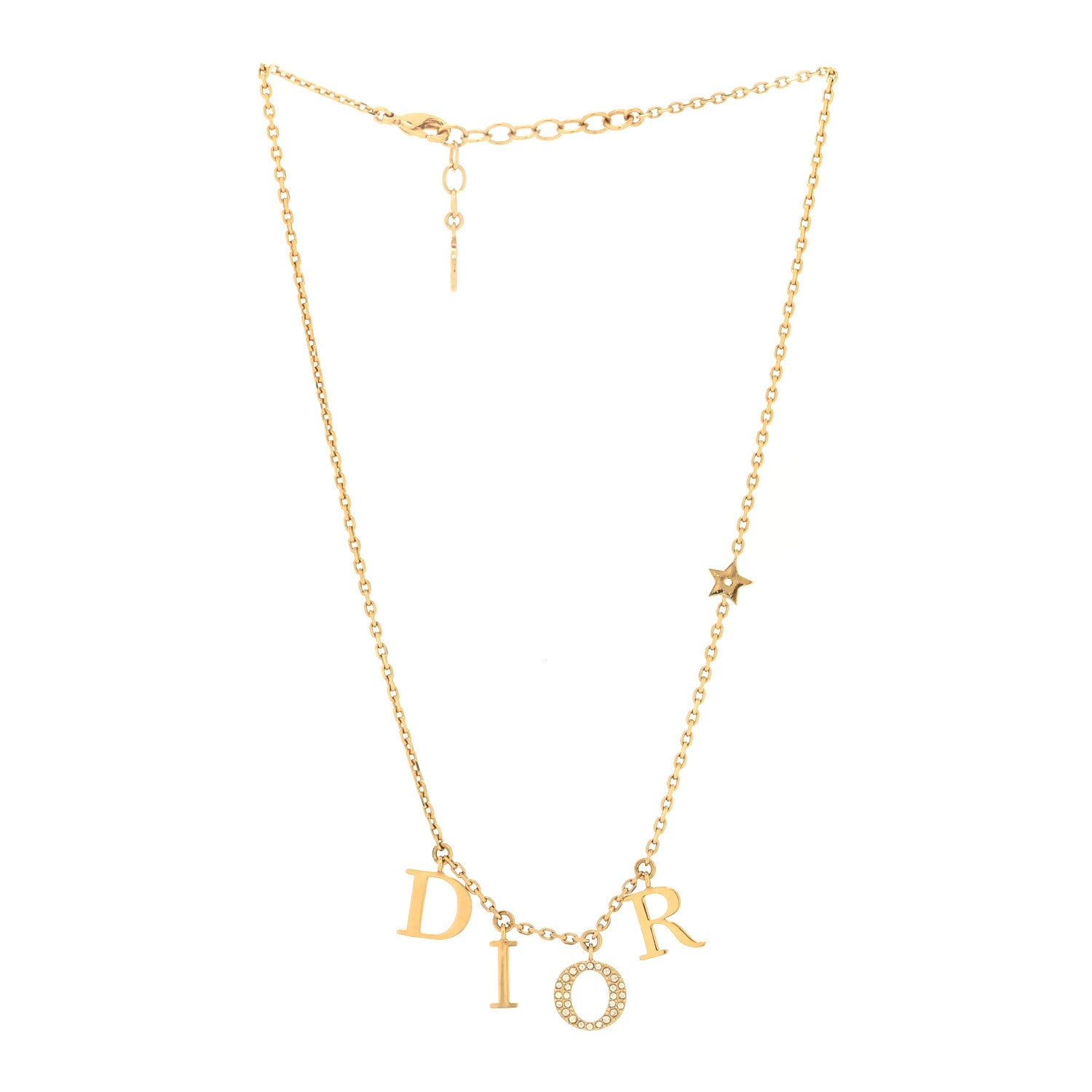 Christian Dior Crystal Dio(r)evolution Necklace Gold 3 of 5