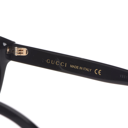 Gucci Round Frame Crystal Sunglasses GG 0419S Black 6 of 8
