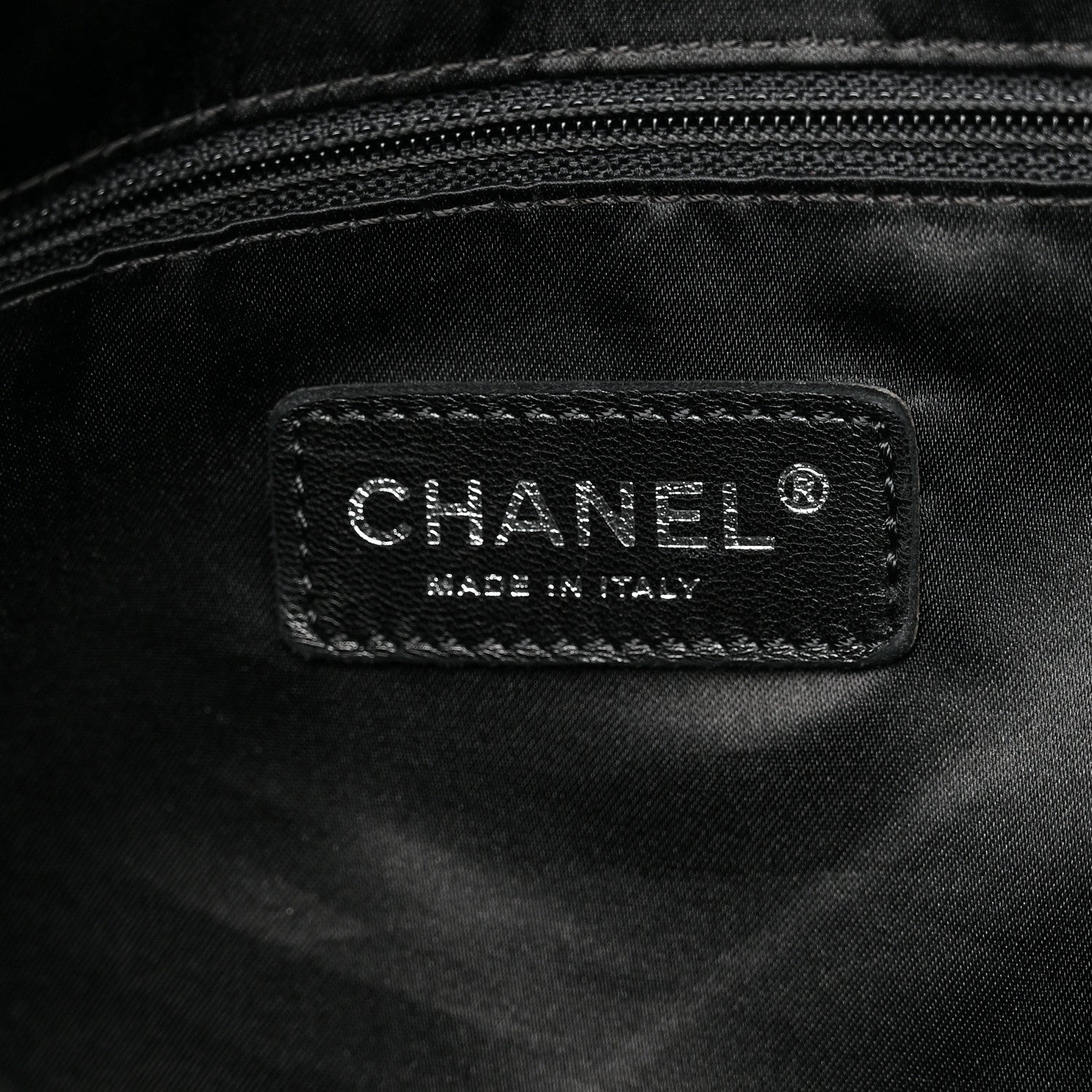 Chanel Quilted Lambskin Hidden Chain Hobo Black 6 of 10