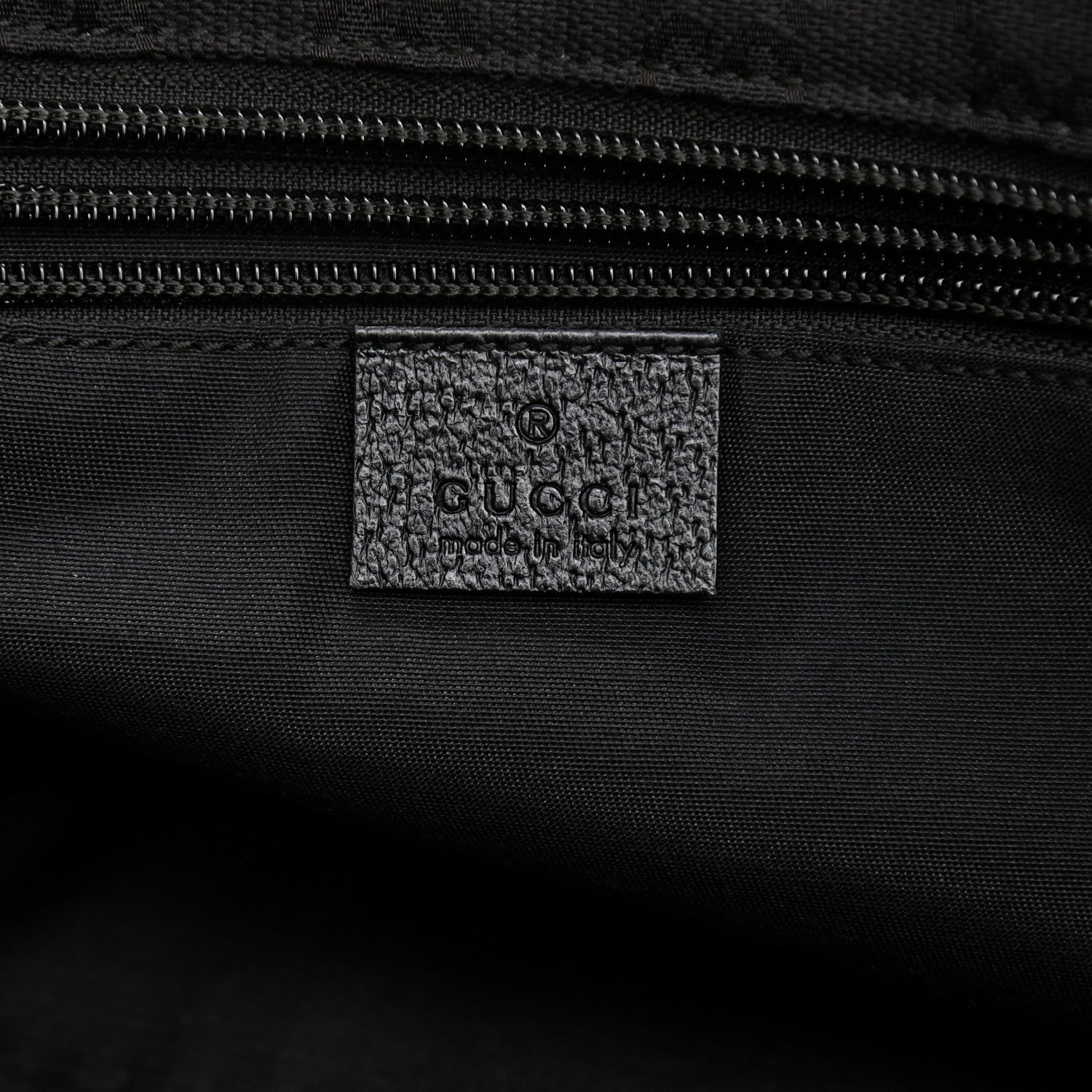 Gucci GG Monogram Small Web Handle Bucket Tote Black 6 of 8
