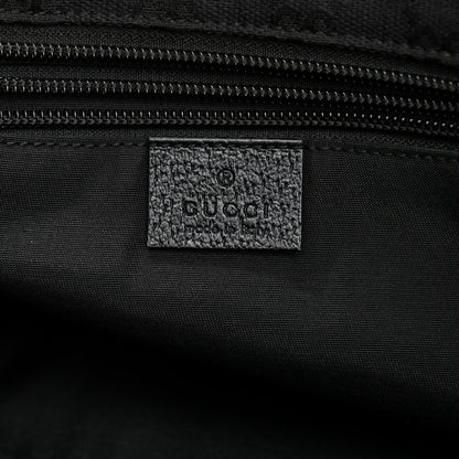 Gucci GG Monogram Small Web Handle Bucket Tote Black 6 of 8