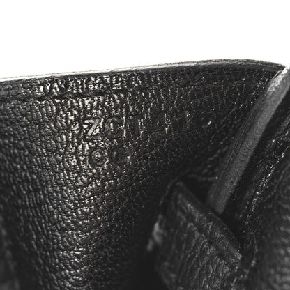 Hermes Togo Birkin 25 Black 7 of 13