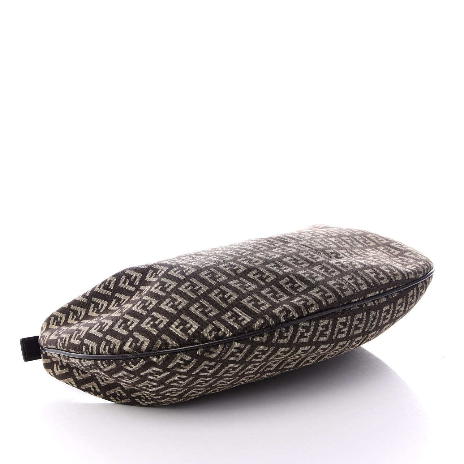 Fendi Zucchino Vitello Medium Chef Hobo Testa di Moro Beige 3 of 8