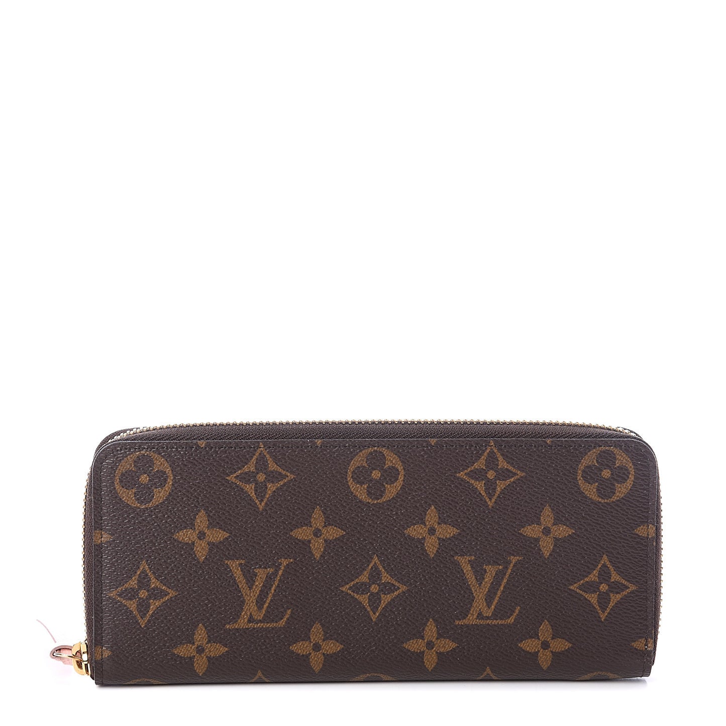 Monogram Clemence Wallet Rose Ballerine