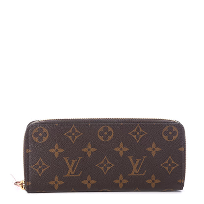 Louis Vuitton Monogram Clemence Wallet Rose Ballerine 1 of 5