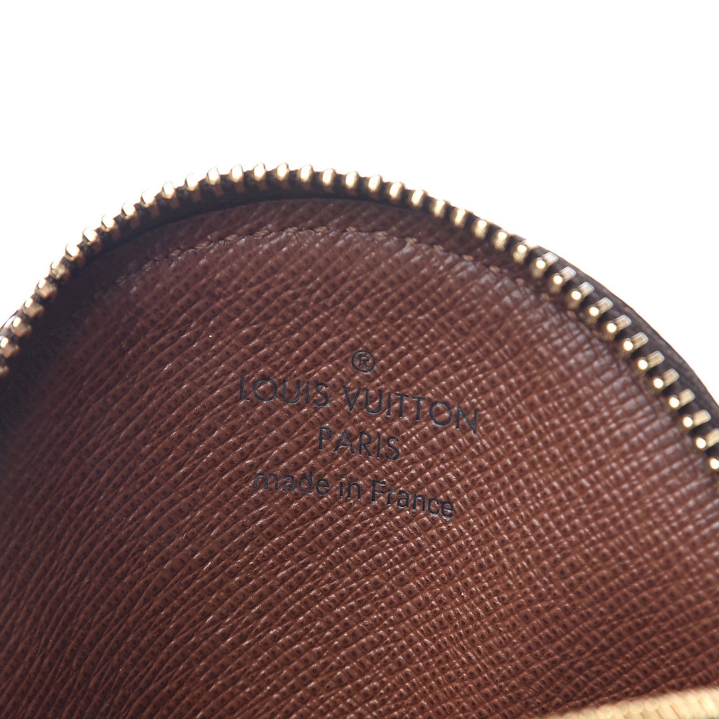 Monogram Round Coin Purse