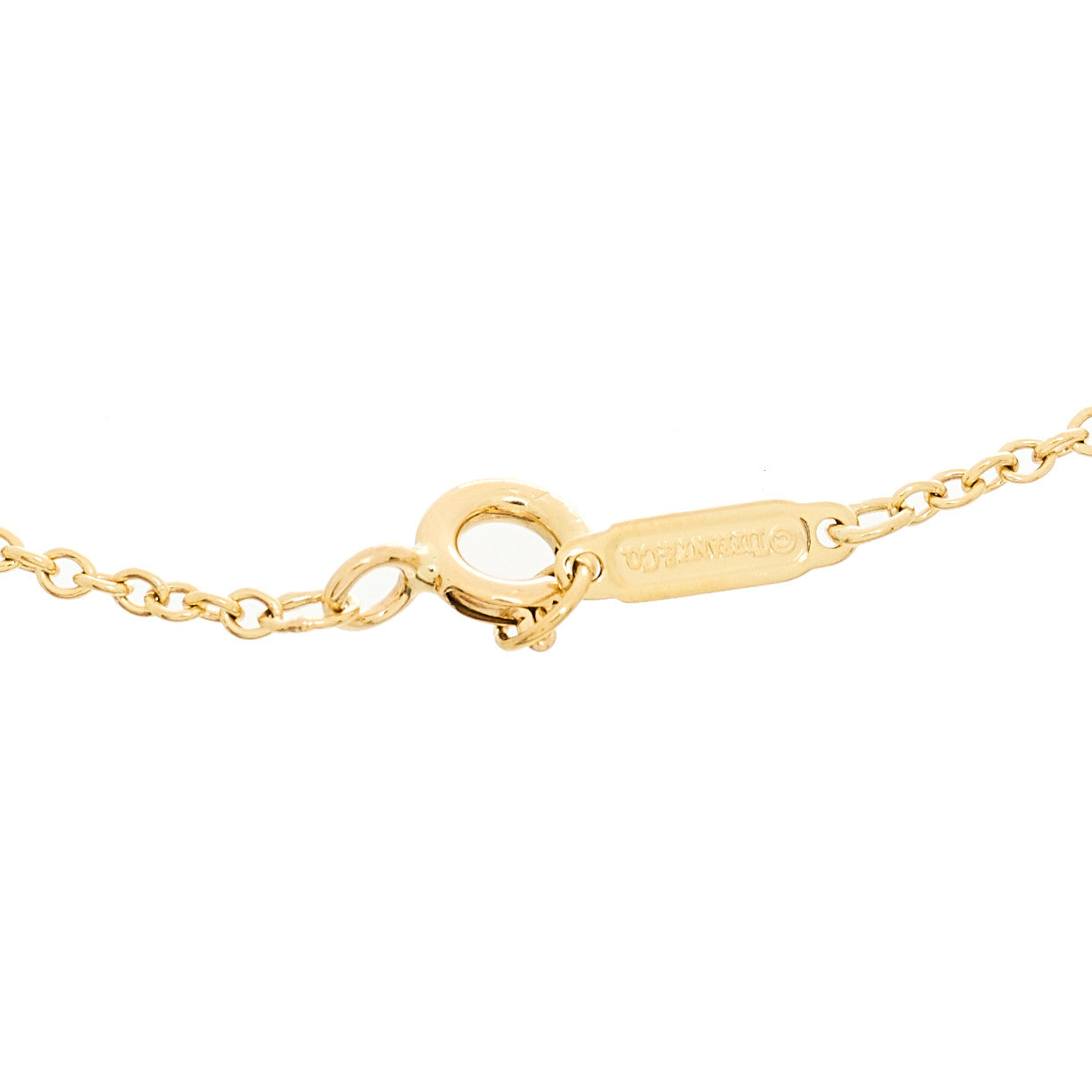 18K Yellow Gold T Single Chain Bracelet
