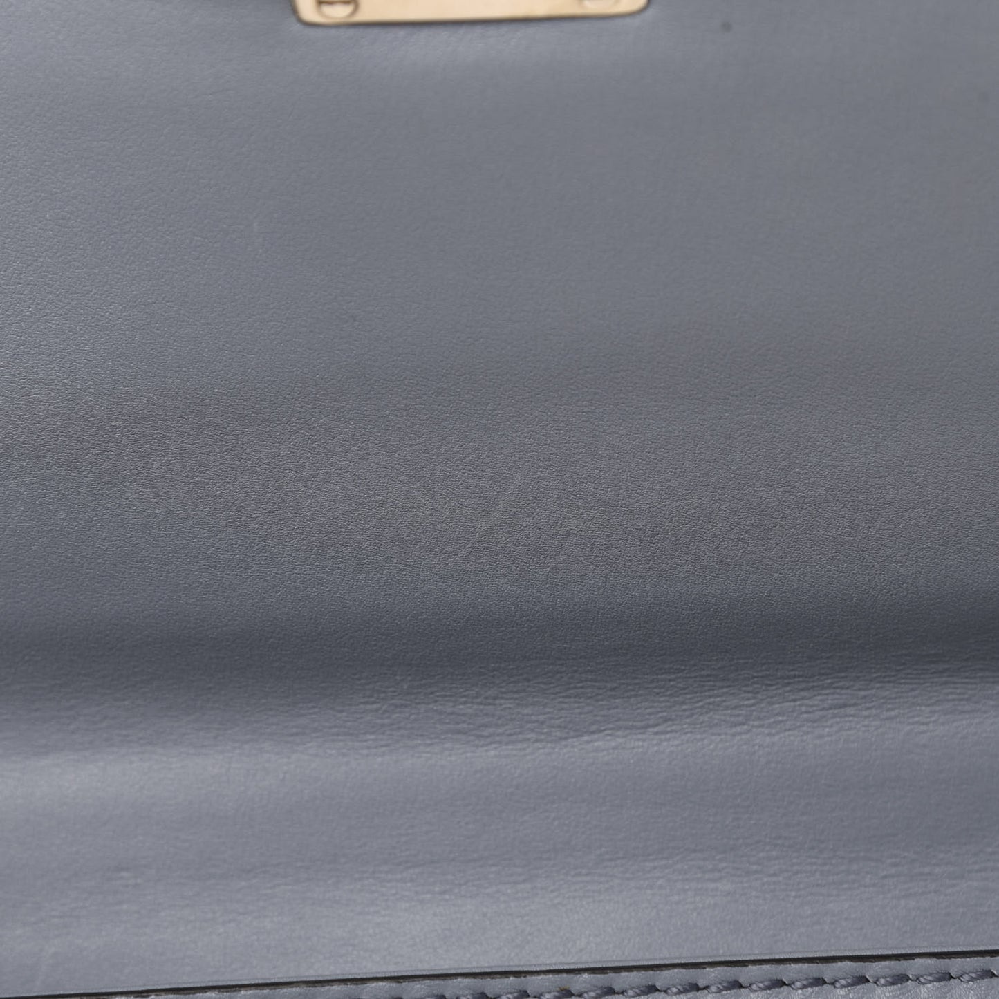 Vitello Medium Glam Lock Rockstud Flap Grey