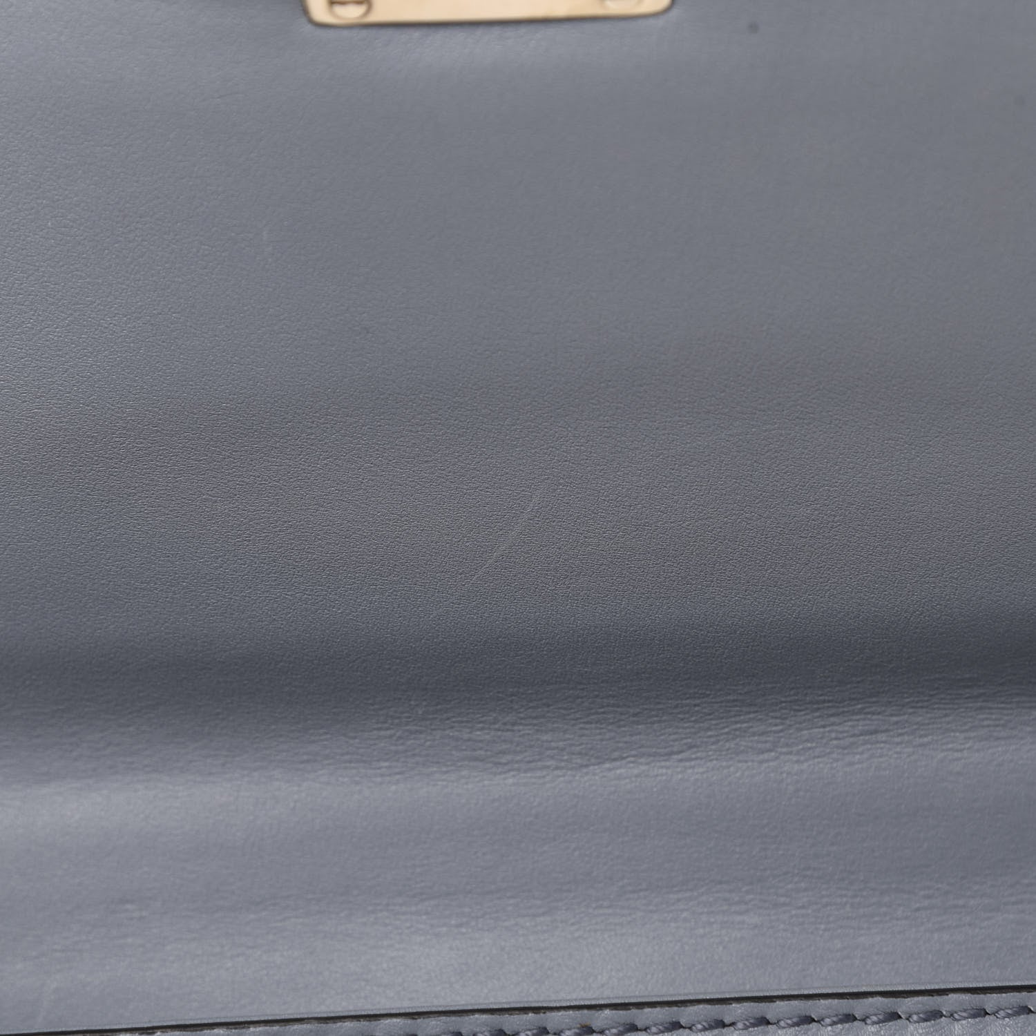 Valentino Garavani Vitello Medium Glam Lock Rockstud Flap Grey 17 of 19