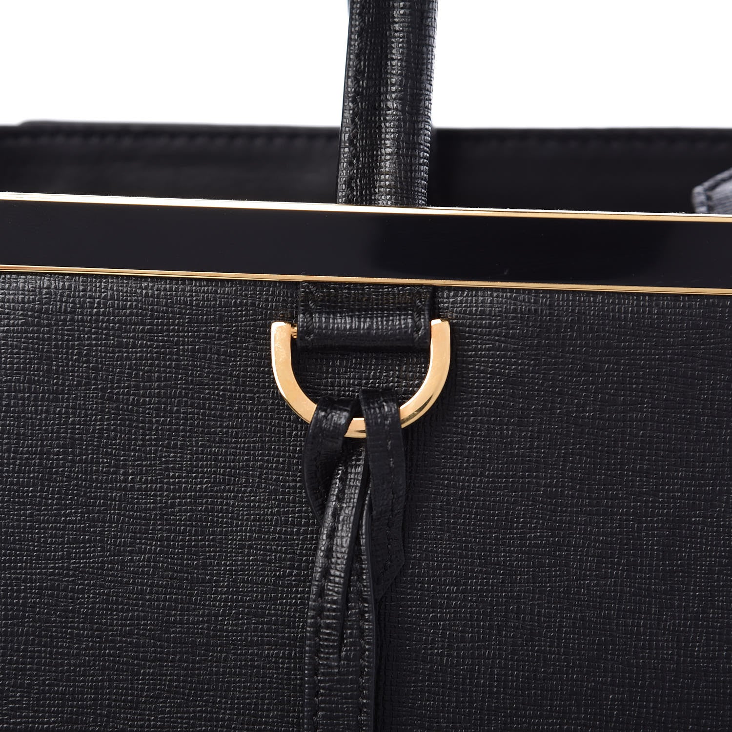 Fendi Vitello Elite Regular 2Jours Tote Black 11 of 16