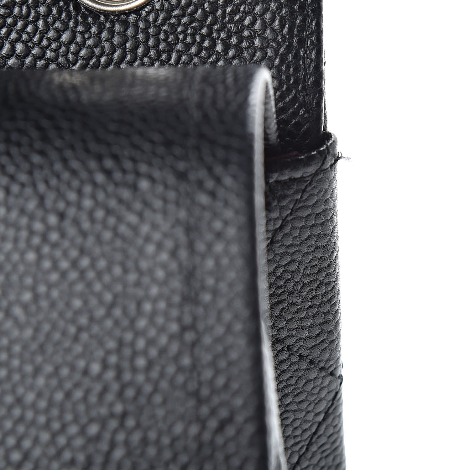 Chanel Caviar Quilted Jumbo Double Flap Black 11 of 20