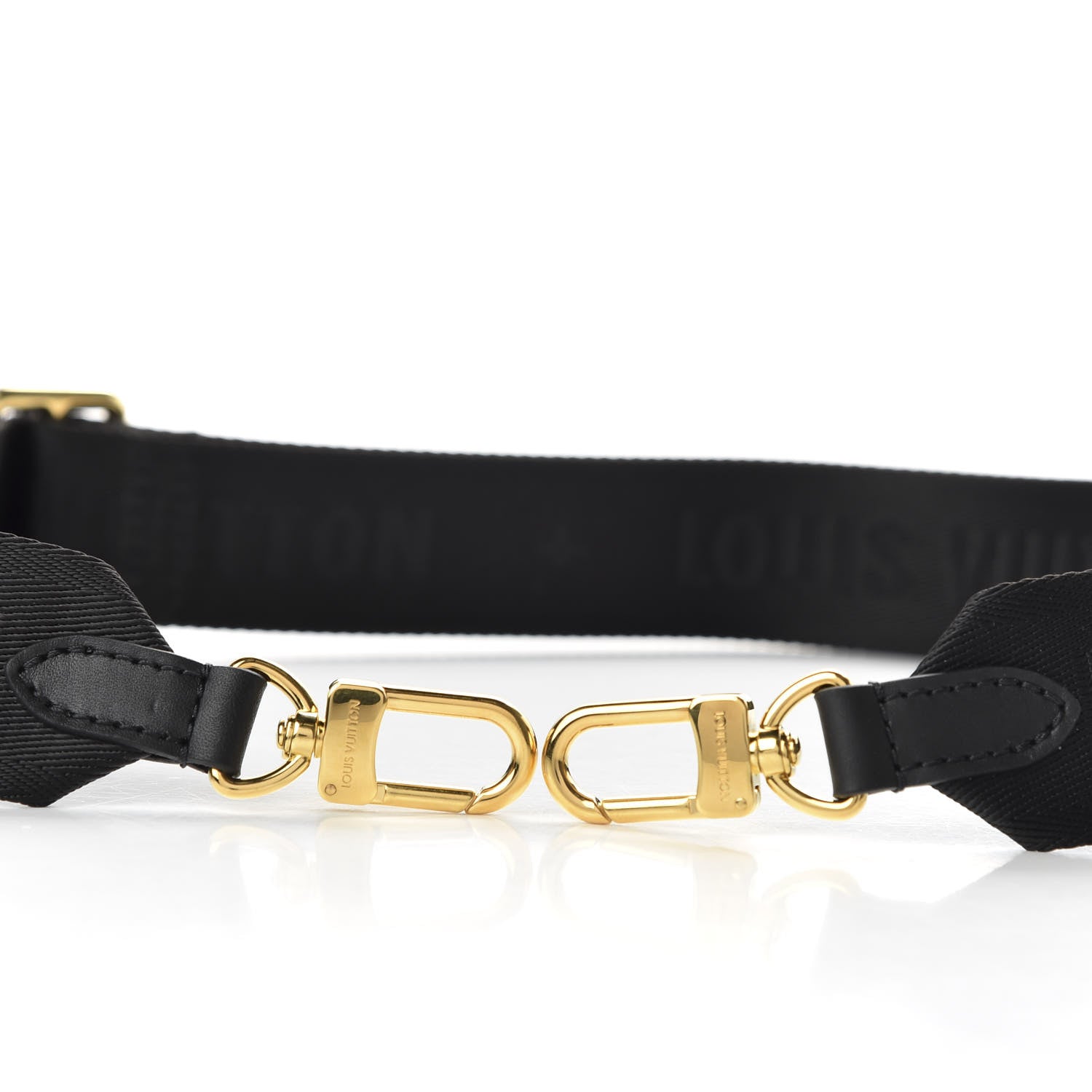 Louis Vuitton Nylon Petite Malle Souple Shoulder Strap Black 6 of 6