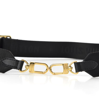 Louis Vuitton Nylon Petite Malle Souple Shoulder Strap Black 6 of 6