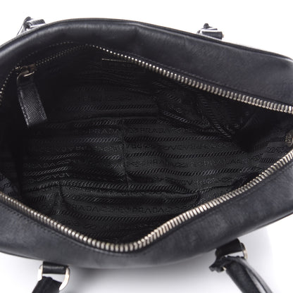 Prada Saffiano Lux Tote Bowler Black 5 of 14