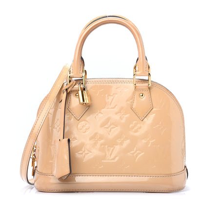 Louis Vuitton Vernis Alma BB Dune 1 of 10