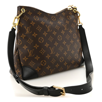 Louis Vuitton Monogram Odeon MM Black 3 of 12