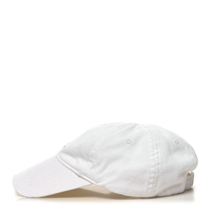 Balenciaga Cotton Drill Pride Cap Hat L White 6 of 10