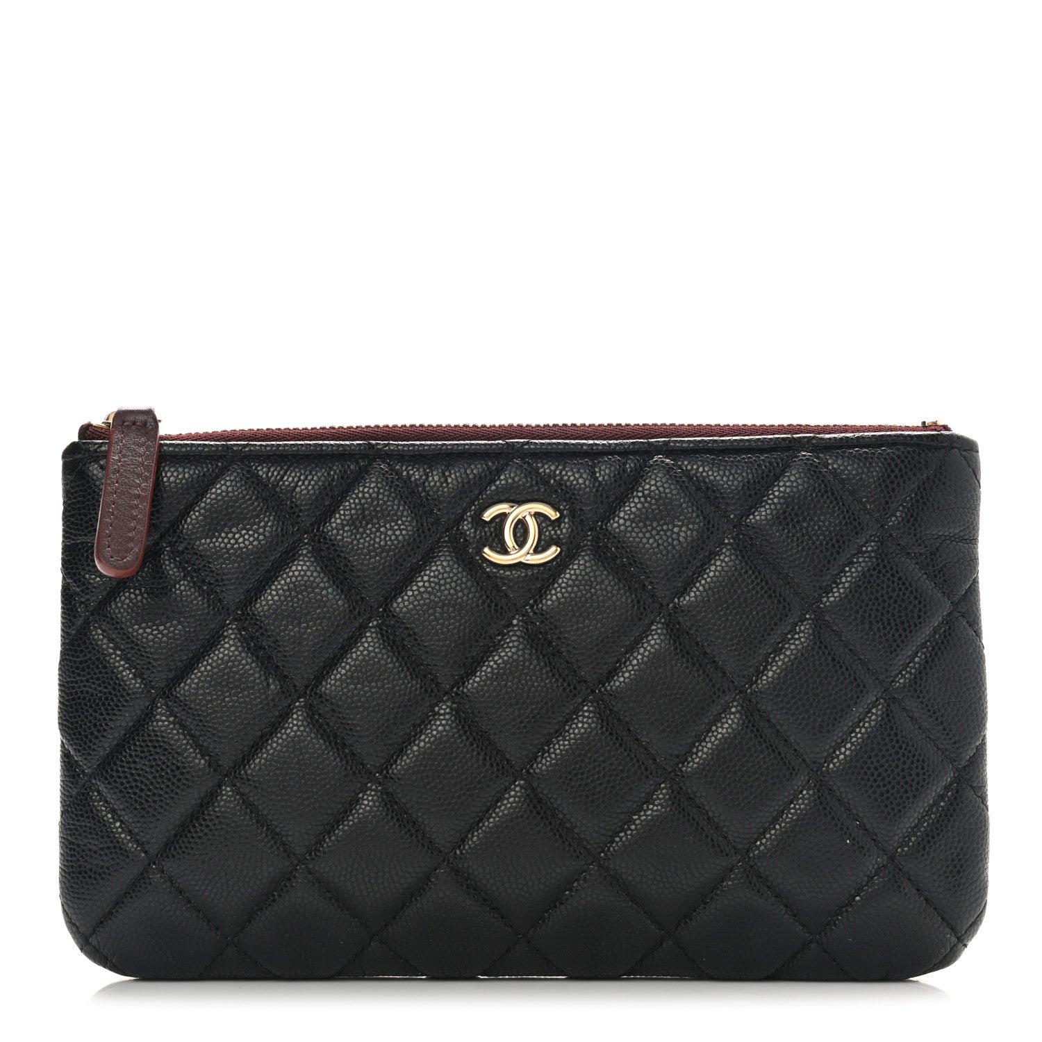 Chanel Caviar Quilted Cosmetic Case Black 1 of 8
