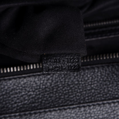 Celine Drummed Calfskin Mini Luggage Black 9 of 10