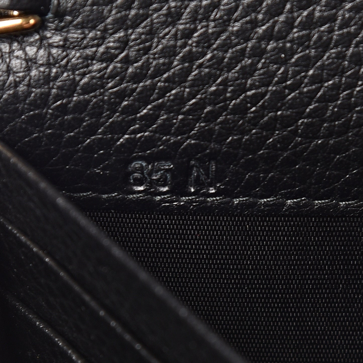 Vitello Daino Mini Crossbody Bag Black