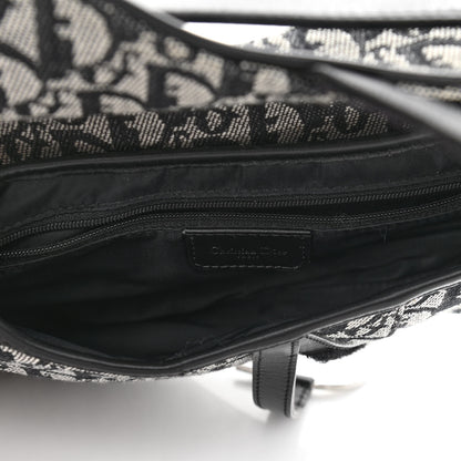 Christian Dior Monogram Saddle Bag Black 5 of 10