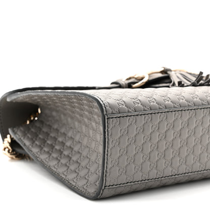 Gucci Soft Microguccissima Medium Emily Chain Shoulder Bag Loess 9 of 10