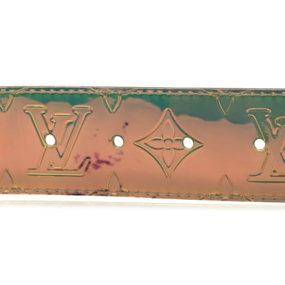 Louis Vuitton PVC Monogram 40mm LV Initiales Reversible Belt 85 34 Iridescent Prism 3 of 5
