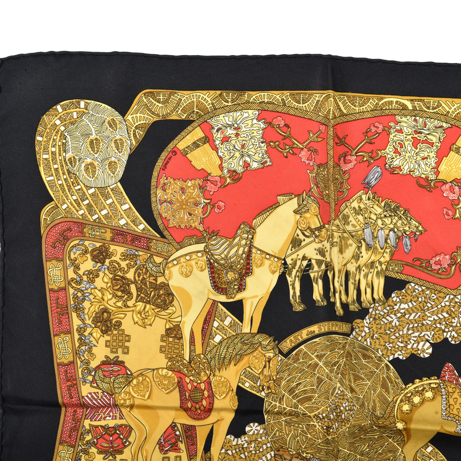 Hermes Silk Pocket Square 3 of 6