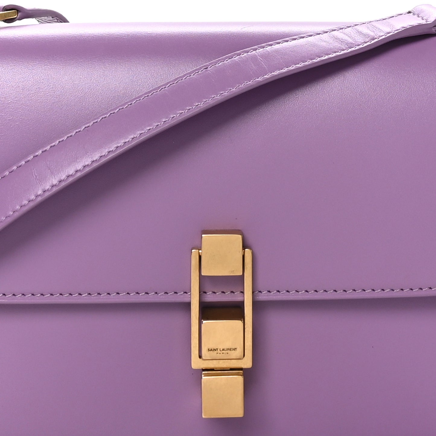 Smooth Calfskin Carre Satchel Lilas