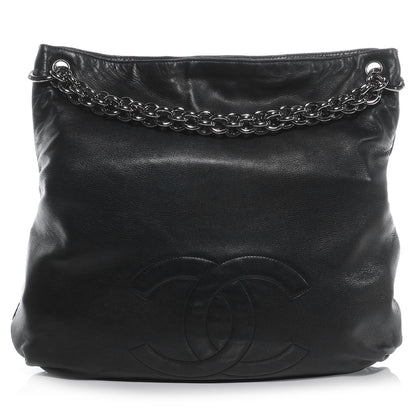 Chanel Lambskin Soft and Chain Large Hobo Black 1 of 7