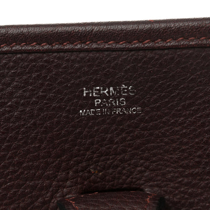 Hermes Taurillon Clemence Evelyne III PM Havane 6 of 10