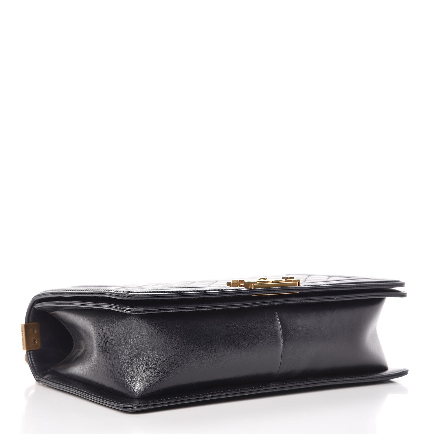 Chanel Lambskin Quilted New Medium Boy Flap Dark Navy Blue 4 of 9