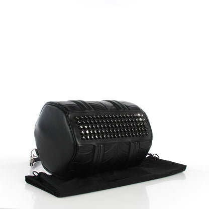 Alexander McQueen ALEXANDER WANG Neoprene Injected Lambskin Rocco Black Rhodium Hardware 4 of 8