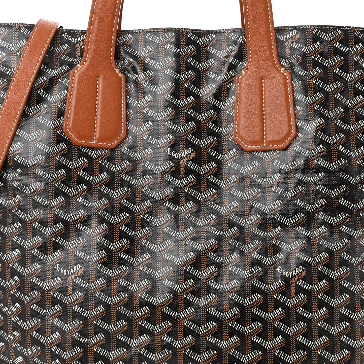 Goyardine Voltaire Tote Black Gold