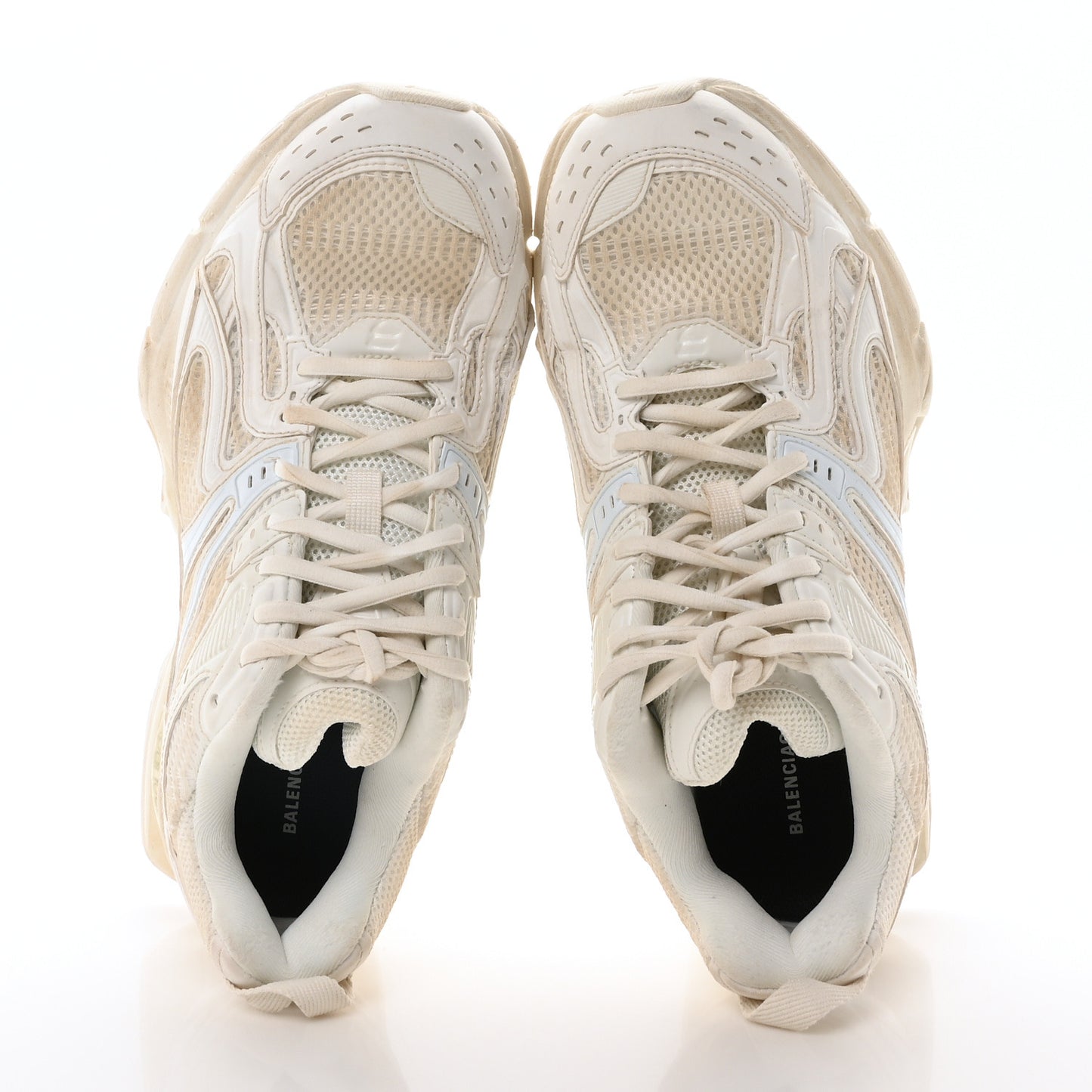 Mesh Rubber X-Pander Sneakers 39 White