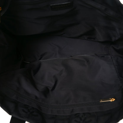 Chanel Nylon Large Travel Tote Black 5 of 10