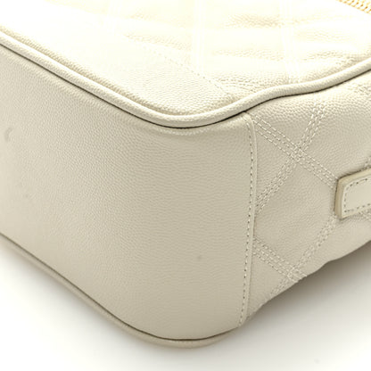 Saint Laurent Grain de Poudre Quilted 80's Vanity Bag Crema Soft 8 of 8