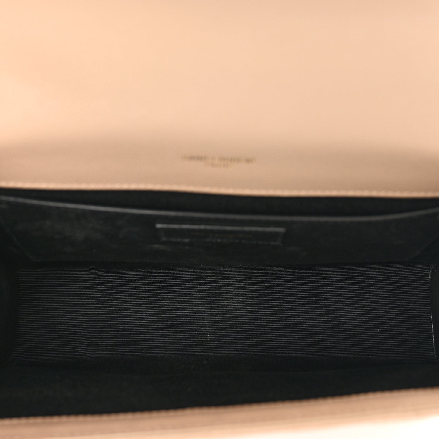 Grain De Poudre Textured Mixed Matelasse Medium Triquilt Monogram Satchel Dark Beige