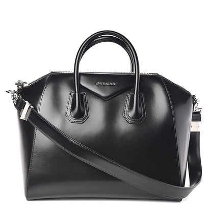 Givenchy Shiny Lord Calfskin Medium Antigona Black 1 of 8