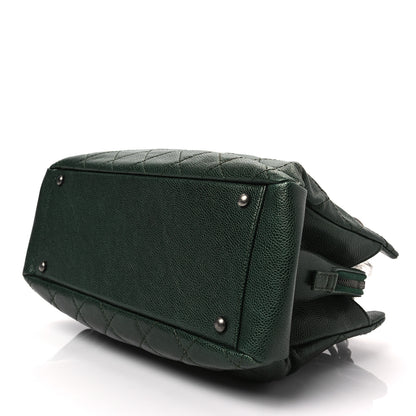 Chanel Caviar Quilted Chic Shopping Tote Green 7 of 7