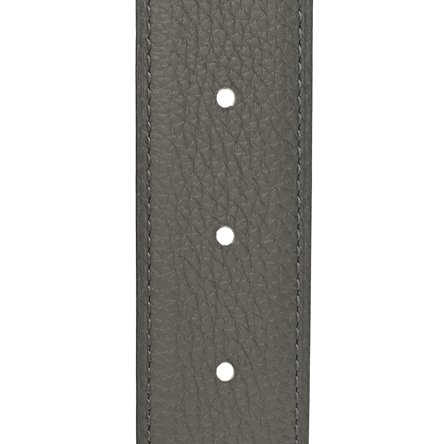 Hermes Box Togo 32mm Belt Strap 85/34 Ebene Gris Meyer 4 of 6