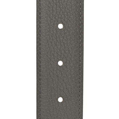 Hermes Box Togo 32mm Belt Strap 85/34 Ebene Gris Meyer 4 of 6