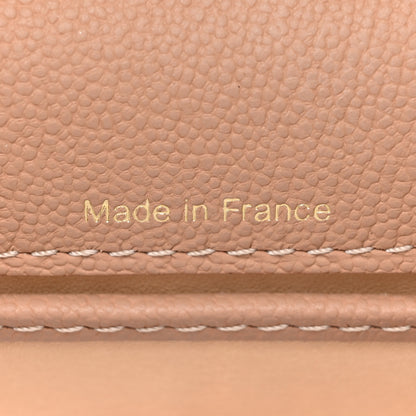 Delvaux Grained Calfskin Mini Brillant Satchel Nude 5 of 10