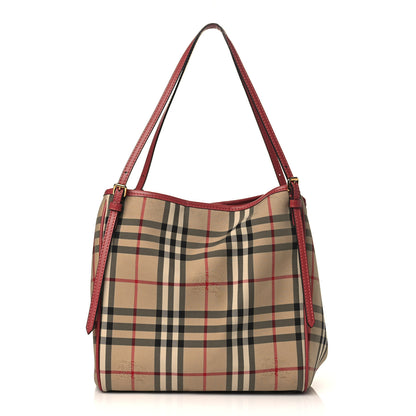 Burberry Horseferry Check Small Canterbury Tote Antique Rose 1 of 9