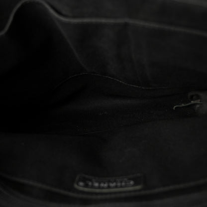 Chanel Grained Vegetal Calfskin Urban Shopping Tote Black 6 of 11